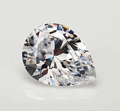 0.50 CT Pear Cut EGL D Color Lab Created White Diamond VVS1 Loose Gems 5MRT - Image 1 of 4