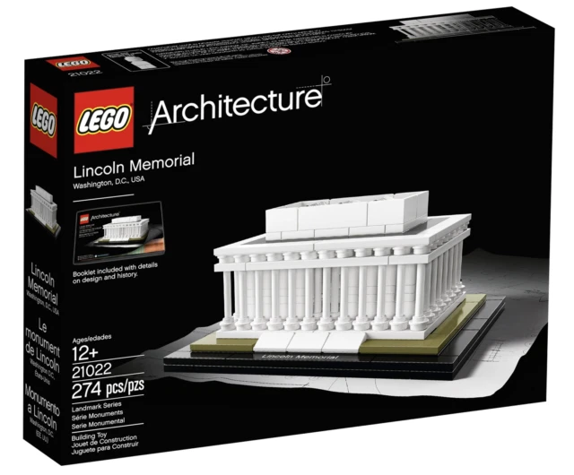 LEGO 21022 ARCHITECTURE Lincoln Memorial Washington DC -New -Sealed -Retired - Image 1 of 1