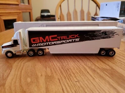 Ertl #9395 1-64 Scale White GMC Aero Conventional GMC TRUCK Motorsports - Image 1 of 4