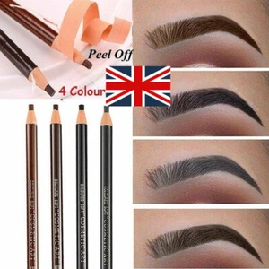 4Pcs Eyebrow Pencil Microblading Outlining Marking Pen Brow Liner Peel- Off Set - Picture 1 of 12