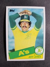 1985 Topps JEFF JONES card # 319  [card 17]