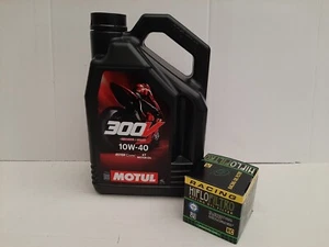 Aceite Motul 300V 10W40 / Racing filtro de aceite Suzuki GSX-R 750 K1 - L0 año 01 - 10 - Imagen 1 de 1