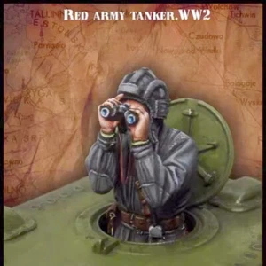 1:35 resin figure model 1 Soviet tank crew member in WW II Unassembled Unpainted - Picture 1 of 2