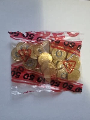 Bag 25 $2 Olympic Games 2016 Rio BLUE Coloured Two Dollar Coins Sealed Bag RARE - image 1 of 2