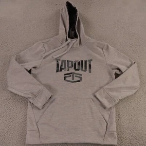 Sudadera con Capucha Tapout Para Hombre M Gris Jaspeado 100% Poliéster Logo 2015 Sudadera - Imagen 1 de 10