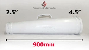 4.5" to 2.5" x 900mm Steel Reducer with Handle for Concrete Pumps - Picture 1 of 6