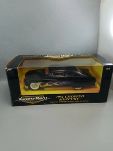 1951 chopped Mercury with flames 1/18 American muscle damage box - Picture 1 of 6