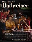 1963 Vintage ad Budweiser retro Beer Cigars Watches Table Basket   12/27/22
