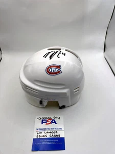 NICK SUZUKI Montreal Canadiens SIGNED Autograph Hockey Mini Helmet PSA COA - Picture 1 of 3