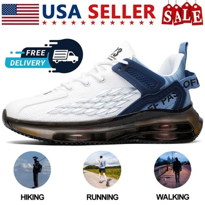 Breathable Men's Sport Shoes Outdoor Athletic Hiking Running Walking Size 7-11.5 - Image 1 of 4