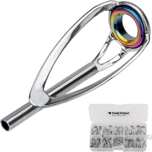 Kit Riparazione Punte Canne 50Pcs Punte Canne da Pesca Kit Punte Asta Kit Riparazione Punte con - Foto 1 di 9