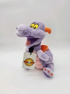 Walt Disney World Epcot 9" Figment Bean Bag Plush Imagination Institute Lanyard - Picture 1 of 8