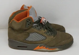 Nike Air Jordan 5 Retro 2024 Olive Size 9.5 DD0587-308 - Picture 1 of 8