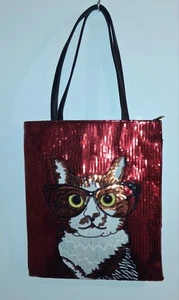 Tasche Katze ohne Marke Pailletten - Bild 1 von 4