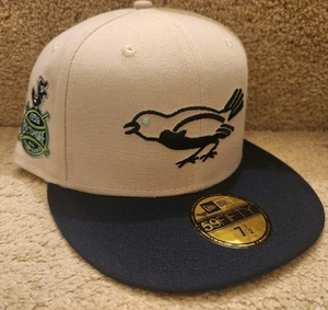 7 1/2 - 59FIFTY Baltimore Orioles New Era Fitted Hat cap Shoreline Blue NWT - Picture 1 of 5