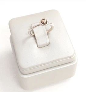 Pandora 925 Sterling Silver Heart of Gold Ring Size L1/2 Gift Box & Bag 2.89g - Picture 1 of 14