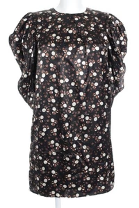 TRAFFIC PEOPLE Vestido de noche Mujeres Vestido Talla EU 34 negro-crema-marrón - Imagen 1 de 5