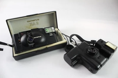 Compact Point & Shoot Film Cameras Inc Olympus XA2 & Pentax 110 x2 - Image 1 of 4