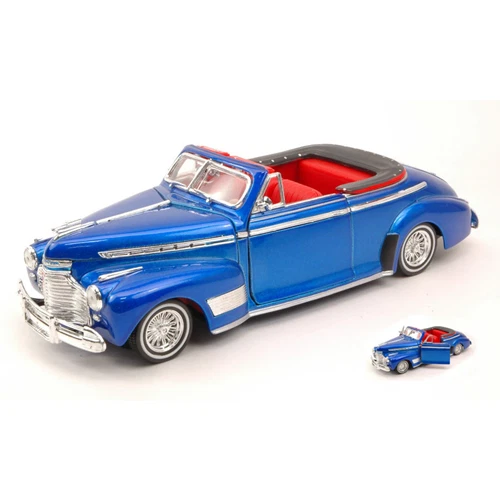 CHEVROLET SPECIAL DELUXE 1941 METALLIC BLUE 1:24 Welly Auto Stradali Modellino N - Immagine 1 di 1