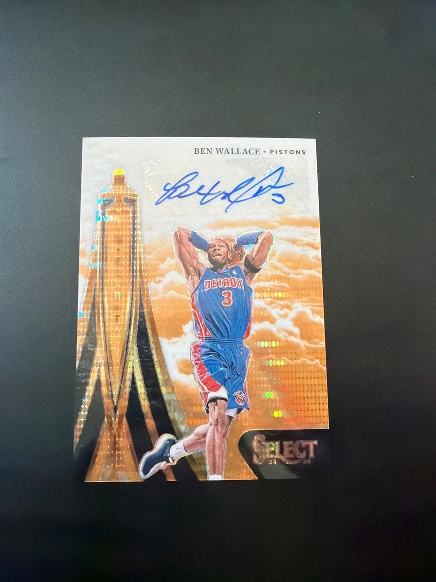 Ben Wallace Basketball Autographed Sports Trading Cards