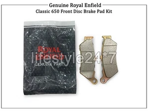 FRONT DISC BRAKE PAD KIT GENUINE ROYAL ENFIELD CLASSIC 650 - Picture 1 of 4