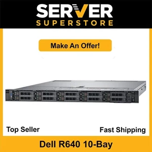 Dell PowerEdge R640 Server 2x Gold 5120 = 28 Cores H730P 32GB RAM 2x trays - Picture 1 of 8