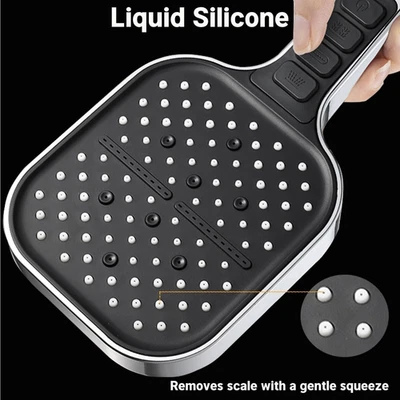 Shower Head and 2M Hose High-Pressure with 7+1 Modes Large Universal Hand-Hel...