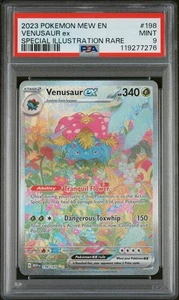 Pokémon Mew En-151 2023 ilustración especial raro #198 Venusaur Ex PSA 9 - Imagen 1 de 2