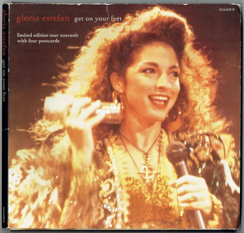 GLORIA ESTEFAN - 7" - Get On Your Feet (Limited Edition Souvenir + Postcards)  Foto 1 de 4
