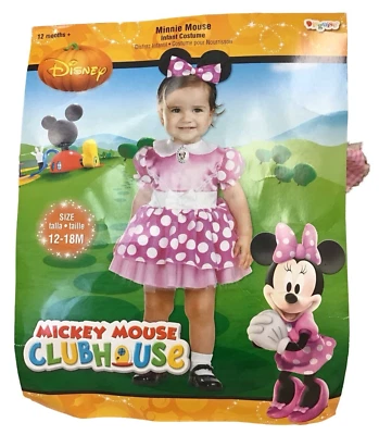 Disguise Disney Mickey Clubhouse Pink Minnie Mouse Girl Halloween Infant Costume - Image 1 of 2