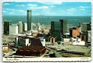 Downtown Atlanta Postkarte Georgia GA PM 1976 Omni Sports Arena Hotel Peachtree - Bild 1 von 2