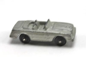 Vintage 2-3/8" TootsieToy Silver Mercedes Convertible Car - Picture 1 of 4