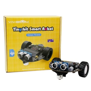 Tiny:bit smart robot car WITH micro:bit INCLUDED AI Toy Program W/ Python/Makeco - Picture 1 of 11