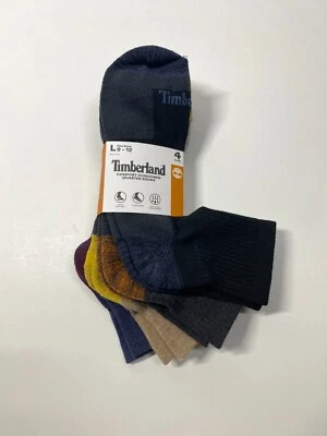 NWT Timberland Comfort Cushioned Quarter Socks - 4 Pack - Large 9 - 12 - Image 1 of 4