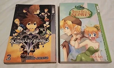 Tokyopop Manga Lot Kingdom Hearts Shiro Amano- Tinker Bells Secrets Haruhi Kato - Image 1 of 4