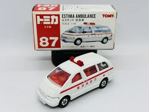 Tomica Tomy 87-3-1 Toyota Estima Ambulance - Made In Japan - Picture 1 of 16