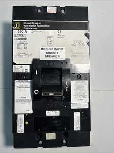 Square D LHL363501287 Thermal-Magnetic Circuit Breaker 350A 3P 600V W/ Aux & UV  - Picture 1 of 10