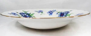 BLUE CORNFLOWER by Hammersley Rim Soup Bowl 8.75" NEW NEVER USED made in England - Picture 1 of 5