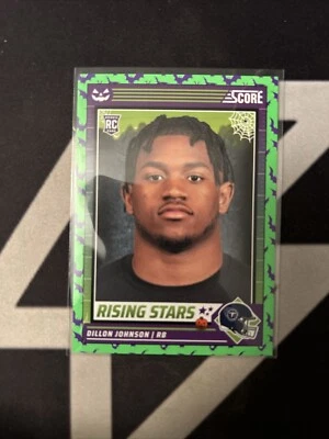 2024 Panini Score-A-Treat - Rising Stars Green Bats #16 Dillon Johnson (RC) - Image 1 of 2