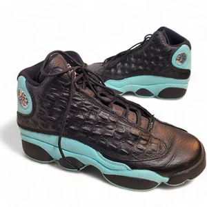Nike Air Jordan XIII 13 GS Retro 884129-030 Teal Black Size 4.5Y kids youth - Picture 1 of 7