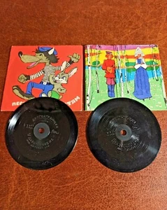 Soviet Union Miniature records #3. Diameter 10 cm. Soviet era. USSR Original ## - Picture 1 of 12