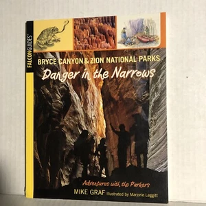 Zion National Parks - Danger in the Narrows Soft Cover Travel Informational Book - Picture 1 of 4