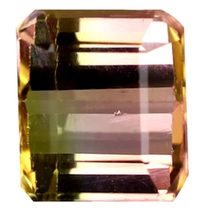 0.97 ct Octagon (6 x 5 mm) Unheated / Untreated Watermelon Tourmaline Gemstone - Picture 1 of 1