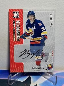 2005-06 ITG HEROES AND PROSPECTS SERIES 1 Hockey BRYAN LITTLE #A-BLI AUTO