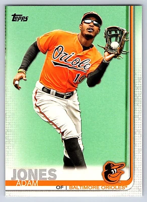2019 Topps Series 1 Base # 8 Adam Jones - Baltimore Orioles - Image 1 of 3