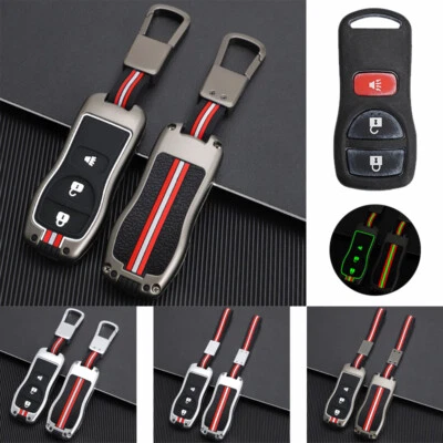 Zinc Alloy Silicone Car Key Case Cover For Nissan Frontier Sentra Murano X-Trail - Image 1 of 4