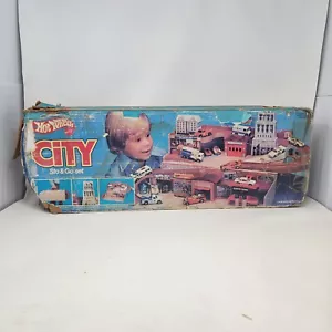 Hot Wheels City Service Center Sto N Go Spielset Waschanlage Garage Gas Vintage 1979 - Bild 1 von 16