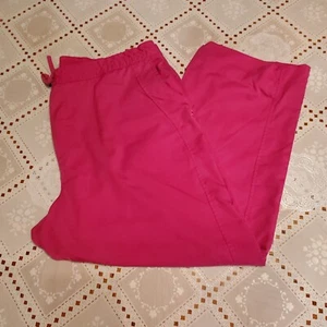 Natural Uniforms Womens 3XL Scrub Pants Pink Modern Fit Luxe Stretch Hemmed READ - Picture 1 of 9