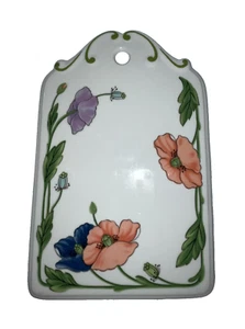 Vtg Villeroy & Boch Porcelain Amapola Cheese & Cracker Board Wall Hanging German - Picture 1 of 11