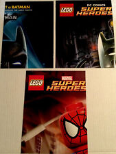 Lego Marvel/DC comics Super Heroes The Lego Batman Movie Lot Of 3 Posters NEW